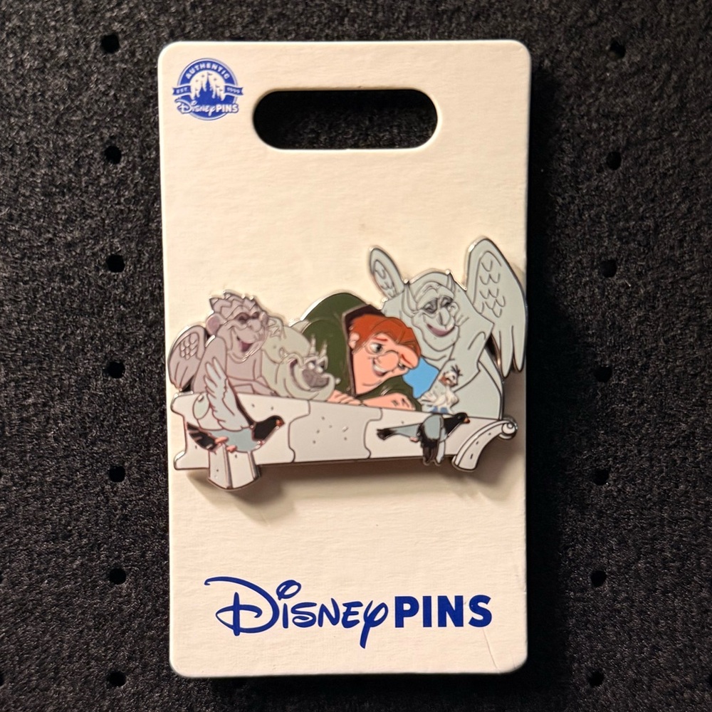 Disney Quasimodo and Gargoyles Pin - Red, Gray, Blue